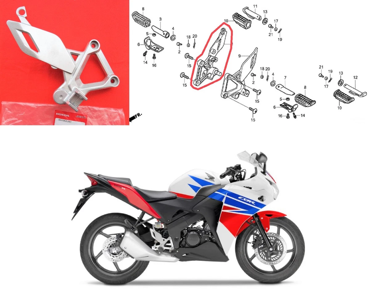 Honda cbr 2025 125 foot pegs