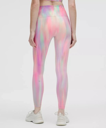 Lululemon Wunder Train Tight ~ 25" ~ Psychedelic Wash Multi ~ Regenbogen ~ 0 2 4 6 8 10 12 - Bild 5 von 5