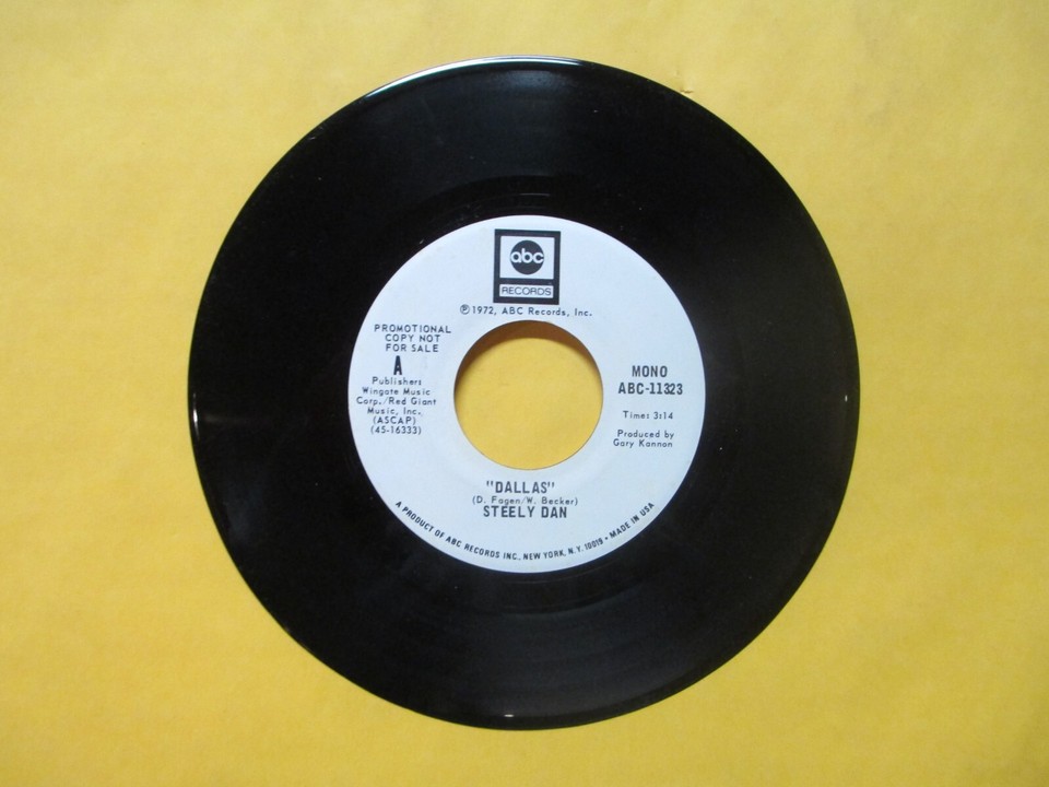 STEELY DAN "DALLAS" ABC11323 NM WHITE LABEL PROMO STEREO/MONO eBay