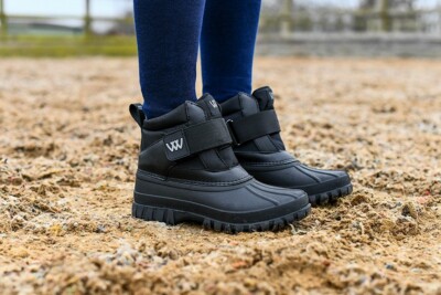 Woof Wear Short Yard Boot | Schwarz | Neu, für stabile Höfe, Wandern, Gartenarbeit