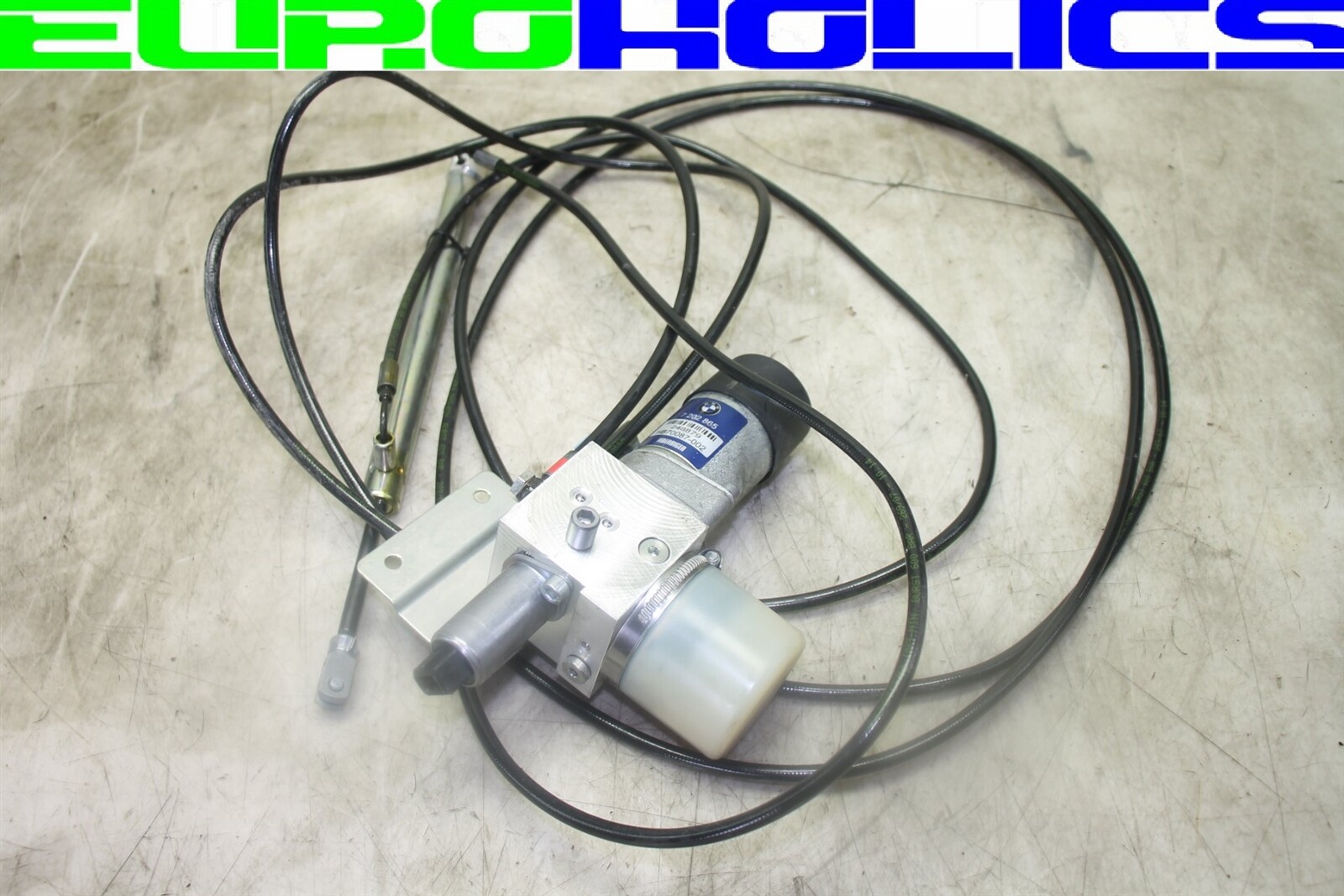 BMW E65 E66 750i 760li 0208 Trunk Lid Hydraulic Pump Motor w/Lines Strut eBay