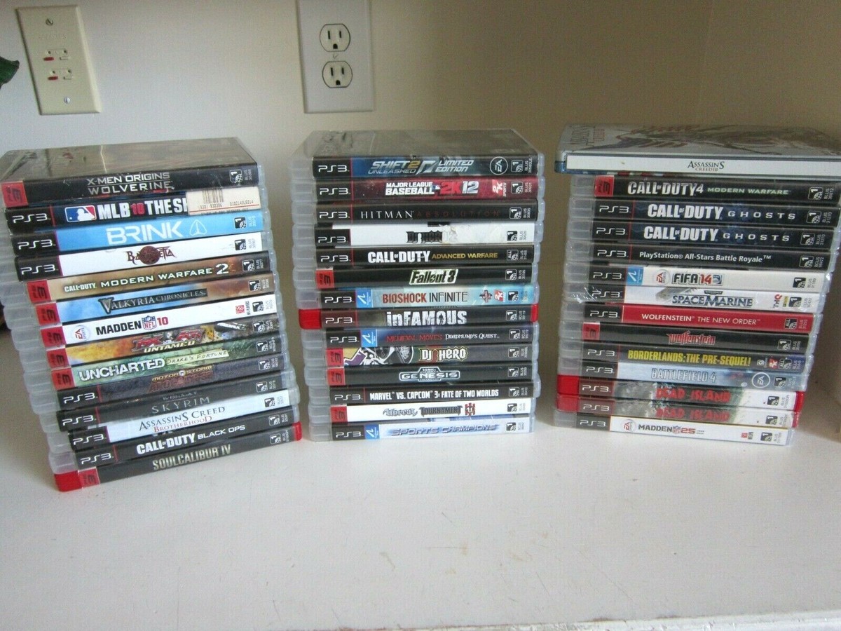 Lot of 42 Playstation 3 Games, Most are in excellent cond. Some