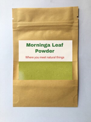 Pure Organic Moringa Powder   Nature s Green Super Supplement (Sri Lanka)