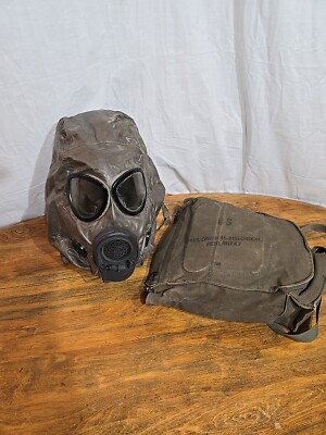 US Protective Field Gas CHEMICAL BIOLOGICAL Hood Mask M17 + Original Bag Vietnam