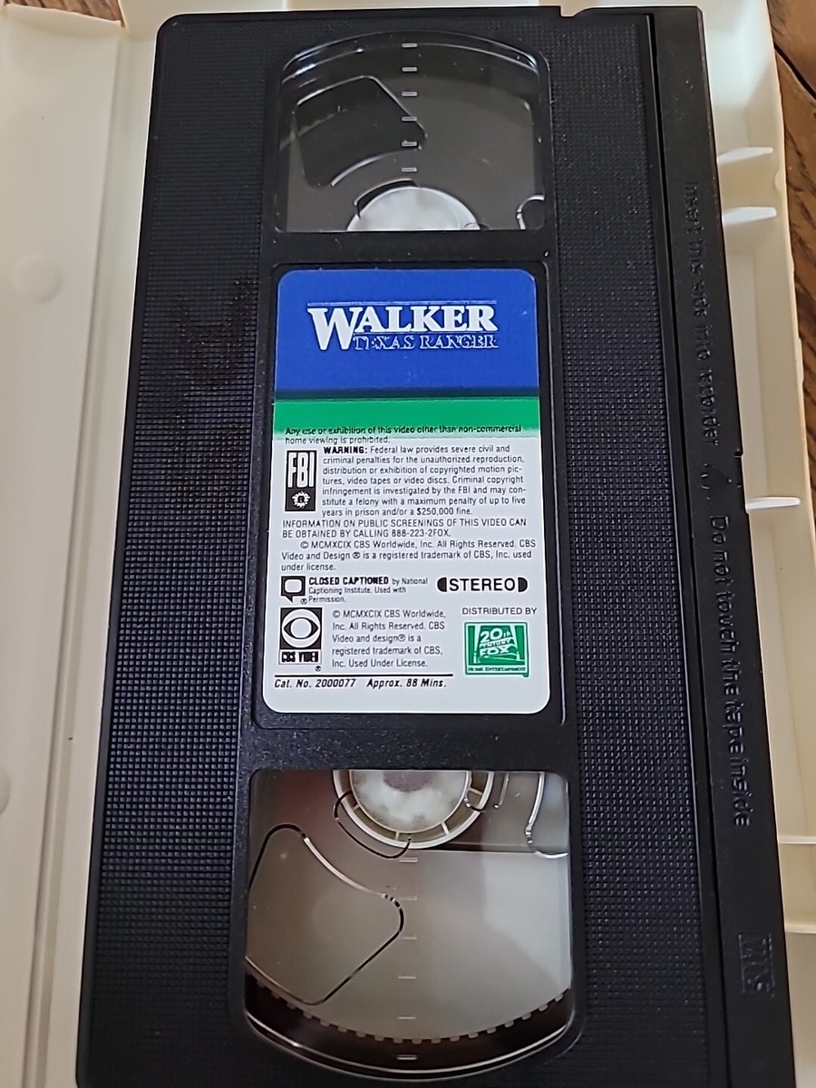 Walker Texas Ranger Team Cherokee VHS Used VCR Video Tape