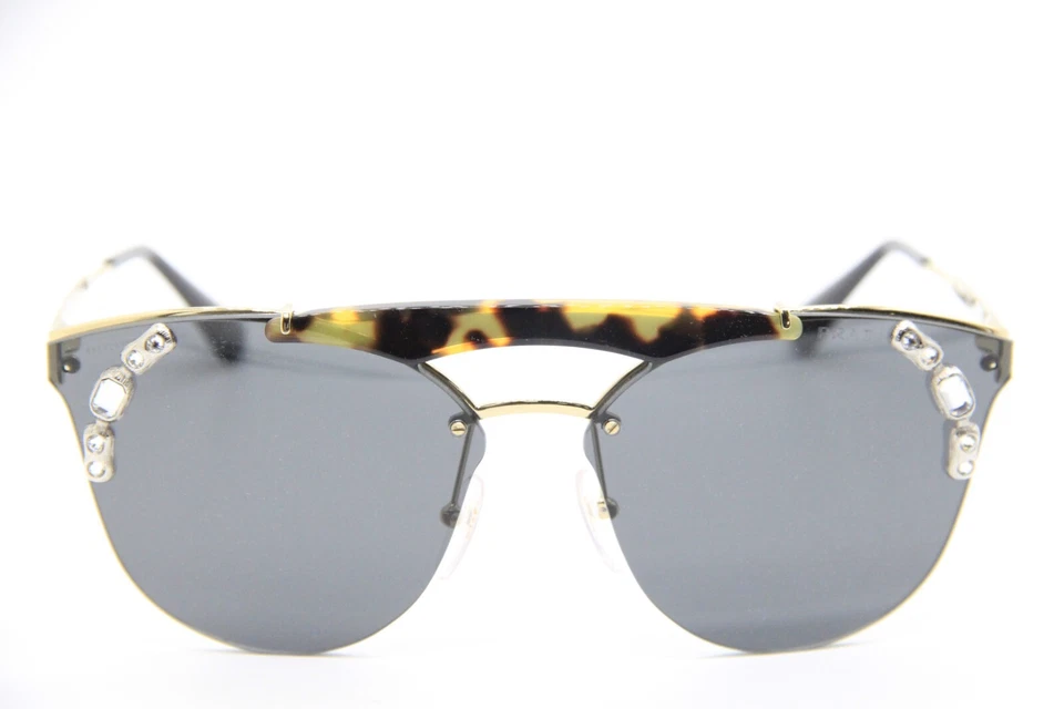 NUEVO PRADA SPR 53U I8N-5S0 DORADO NEGRO TORTUGA AUTÉNTICO GAFAS DE SOL 62-14 Foto 2 de 3