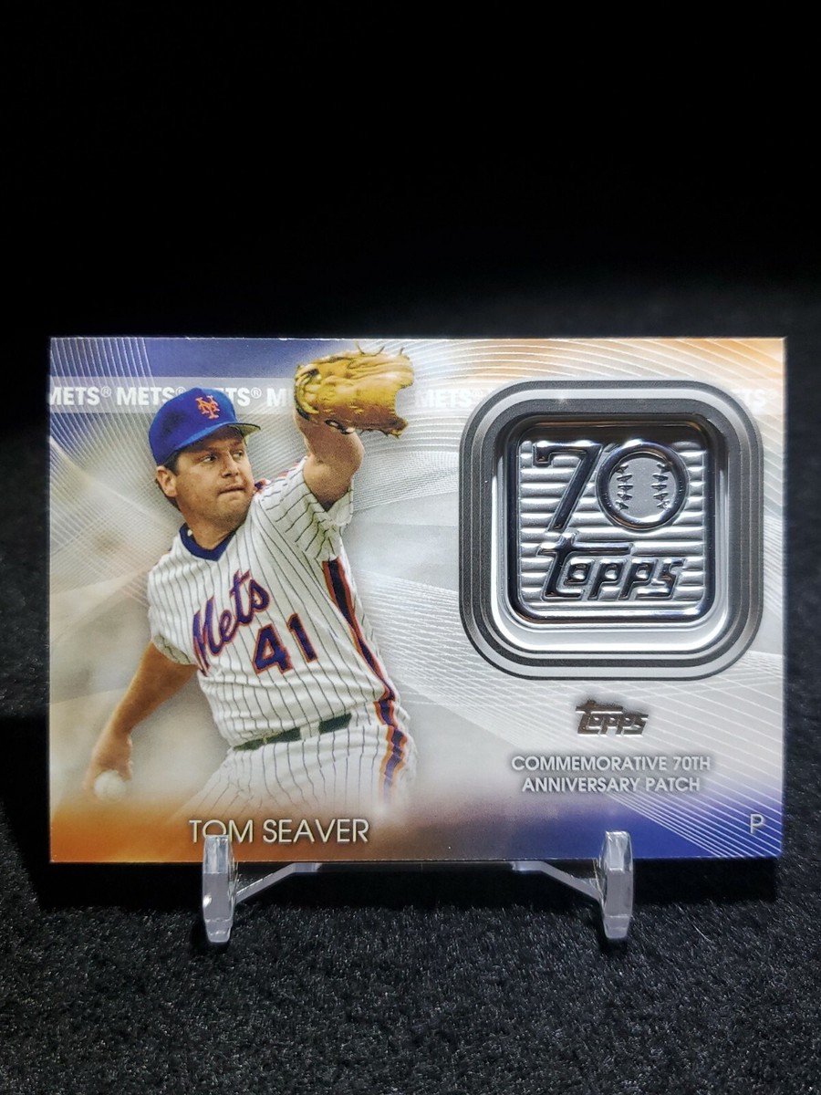 Tom Seaver 2021 TOPPS SERIES 70TH ANNIVERSARY LOGO PATCH