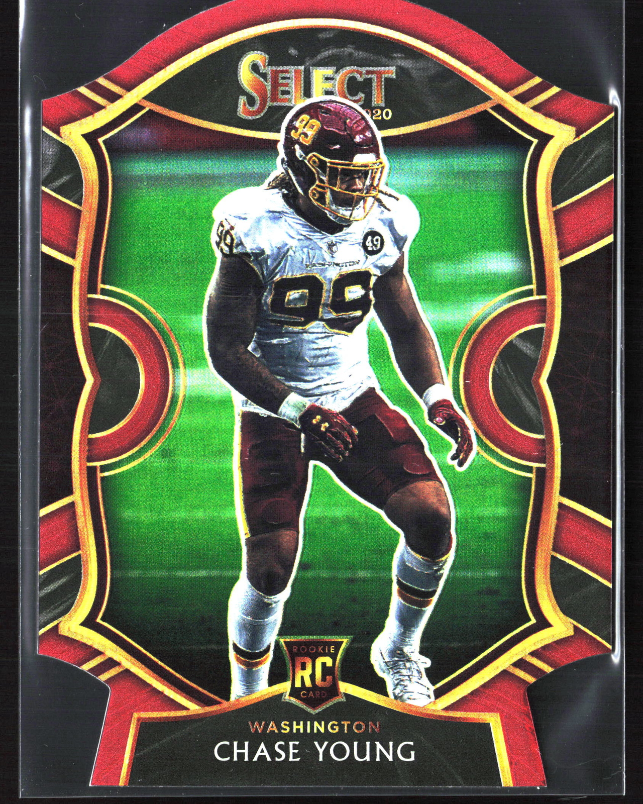 2020 Panini Select #64 Chase Young Maroon Prizm Die Cut