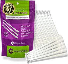 30 Count Vaginal Suppository Applicators Disposable Fits Most Boric Acid Supposi
