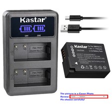 Kastar Battery LCD Dual Charger for Panasonic BLC12 Lumix DMC-G7HK DMC-GX8KBODY
