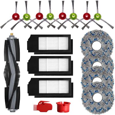 18Pcs Accessories Kit for Ecovacs Deebot X1 TURBO/OMNI Robot Vacuum Cleaner