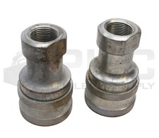 LOT OF 2 PARKER H6-62 HYDRAULIC QUICK COUPLING 1"