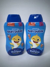 2 BABY SHARK 2-1 Shampoo Conditioner 8oz Ocean Berry Bliss Pinkfong Nickelodeon