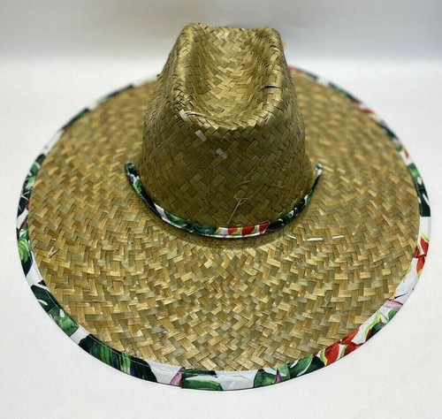 Rush LIFEGUARD Floral Straw Hat 
