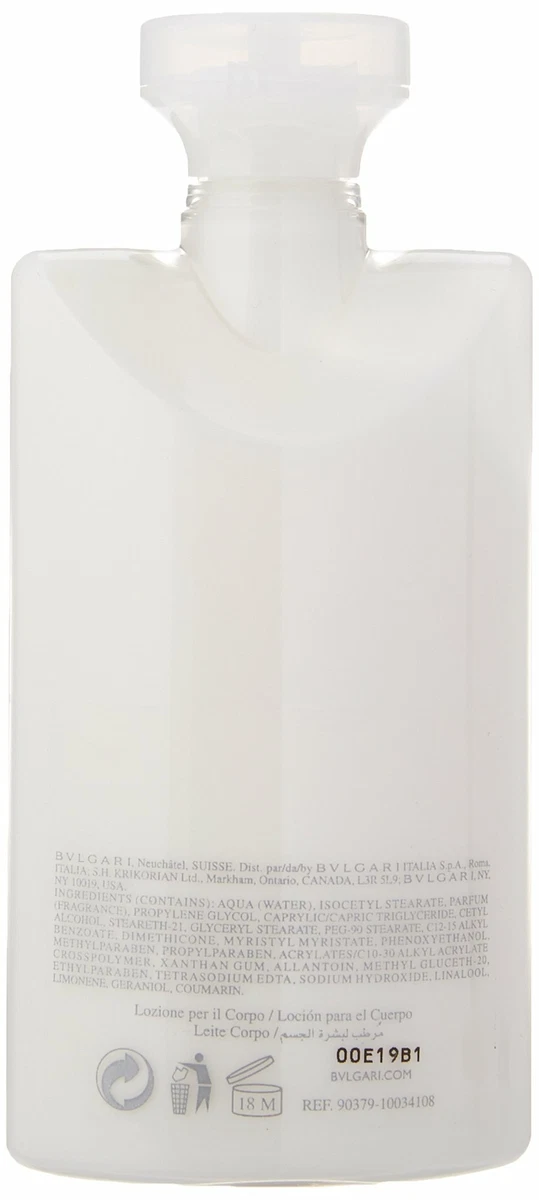 Bvlgari pour online femme body lotion
