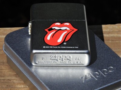 Zippo Lighter - The Rolling Stones - Mick Jagger - Keith Richards