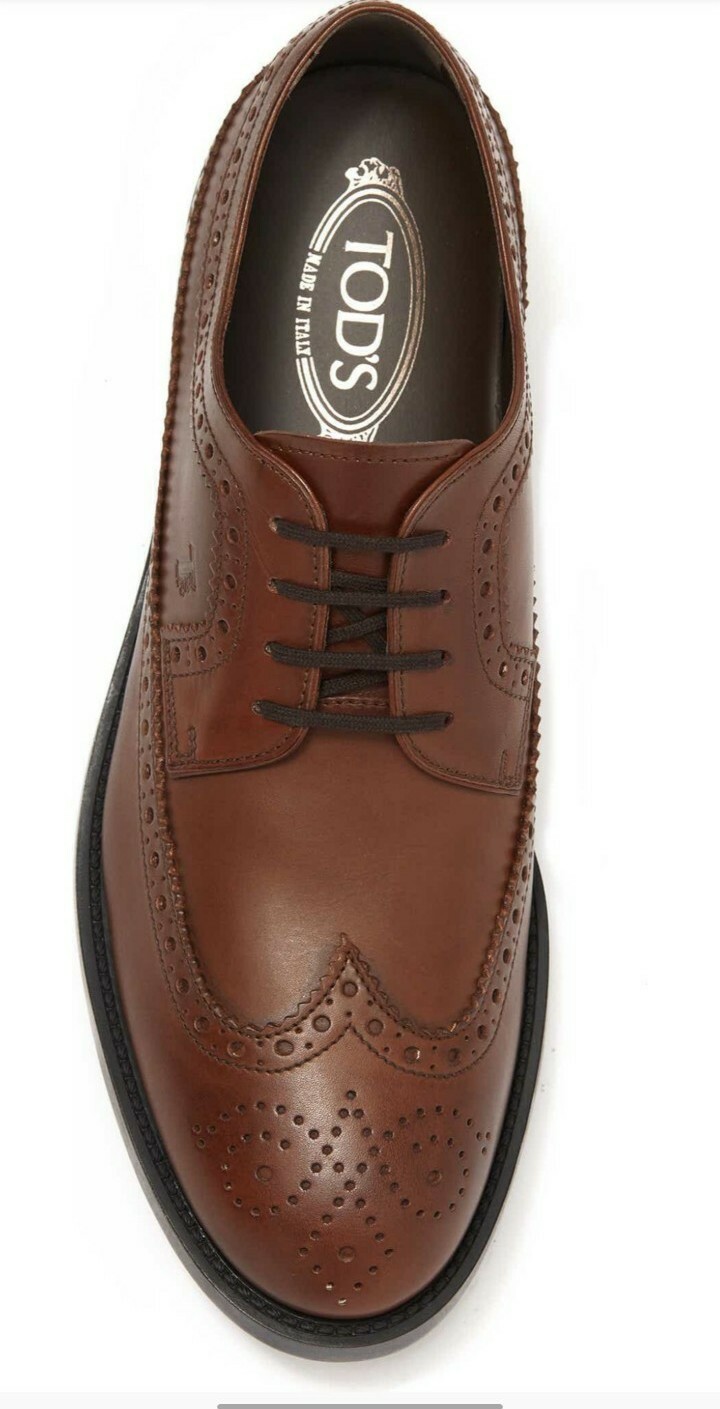 SAOLA Tods Esquire derby in pelle alare da uomo taglia 9 5