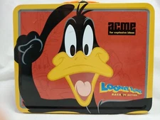 Metal Daffy Duck Loony Tunes Lunch Box ACME Warner Bros ACME for Explosive Ideas
