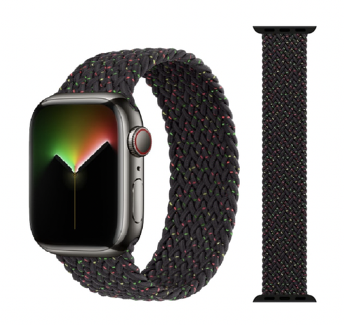Black Unity Solo Loop Geflochten Watch Strap for Apple Watch Series 7/6/5/SE  NEW | eBay