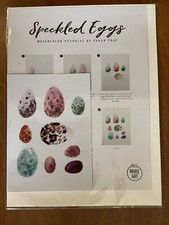 Let  s Make Art - WaterColor - Speckled Eggs -Tutorial By Sarah Cray NIP