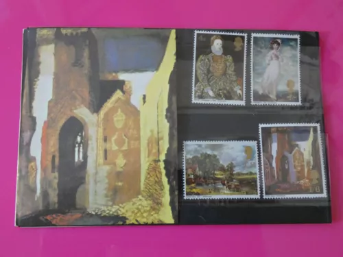GB Stamps 1968 British Paintings German language Presentation Pack VGC