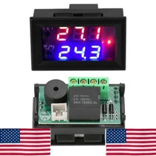 Digital LED Microcomputer Thermostat Controller Switch Temperature Sensor 12V 