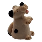 Vintage Peter Fagan Colourbox Miniature Dog Figurine 1983 Made In Scotland