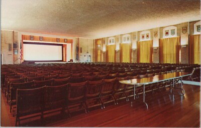 Main Auditorium Facility State Of Connecticut Rocky Hill Chrome Vintage Postcard