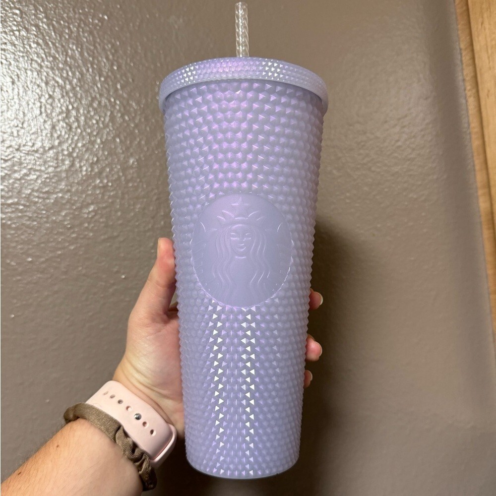 Purple Starbucks iridescent spike cup | eBay