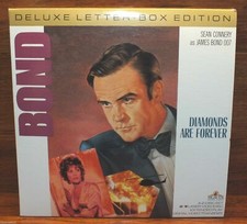 Diamonds are Forever Deluxe LetterBox 2-Disc LaserDiscs Sean C. James Bond 007