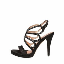 SCARPE DECOLTE SANDALO DONNA ALBANO ORIGINALE 9147 PELLE TACCO 10 PE NEW