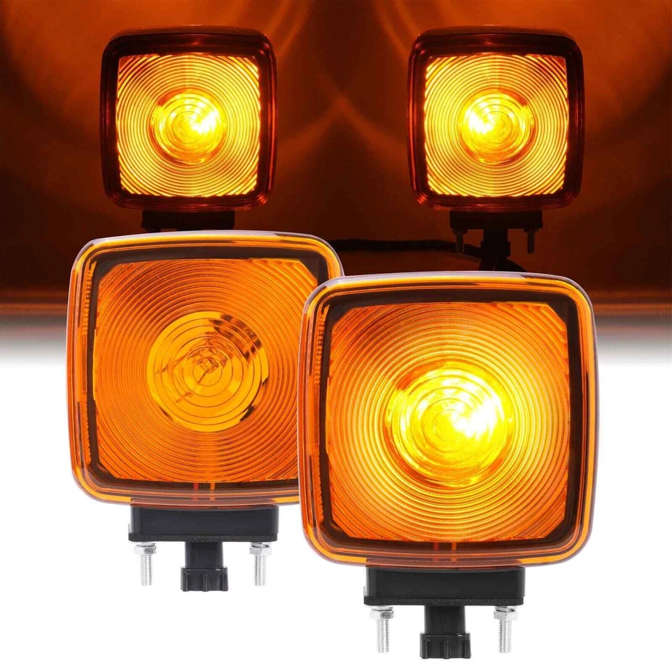 2x Fender Lamp Turn Signal Light Set for Chevrolet Kodiak GMC Topkick 1990-2009 Foto 3 de 4