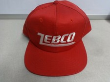 NWOT Dead Stock Zebco 1980's Red Snapback Hat Men OSFA Fishing Reels