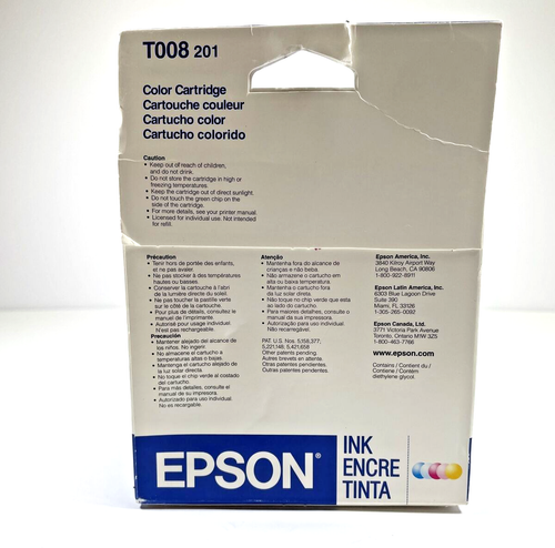 Cartucho de tinta tricolor Epson T008201 - Imagen 3 de 5