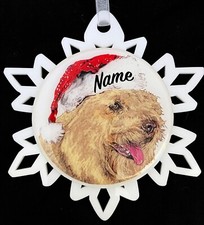 Santa Bouvier de Flandres Dog Breed Personalized Christmas Ornament
