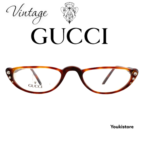 Gucci - Occhiali da vista in celluloide rettangolari per donna nero |  GuardamiMale