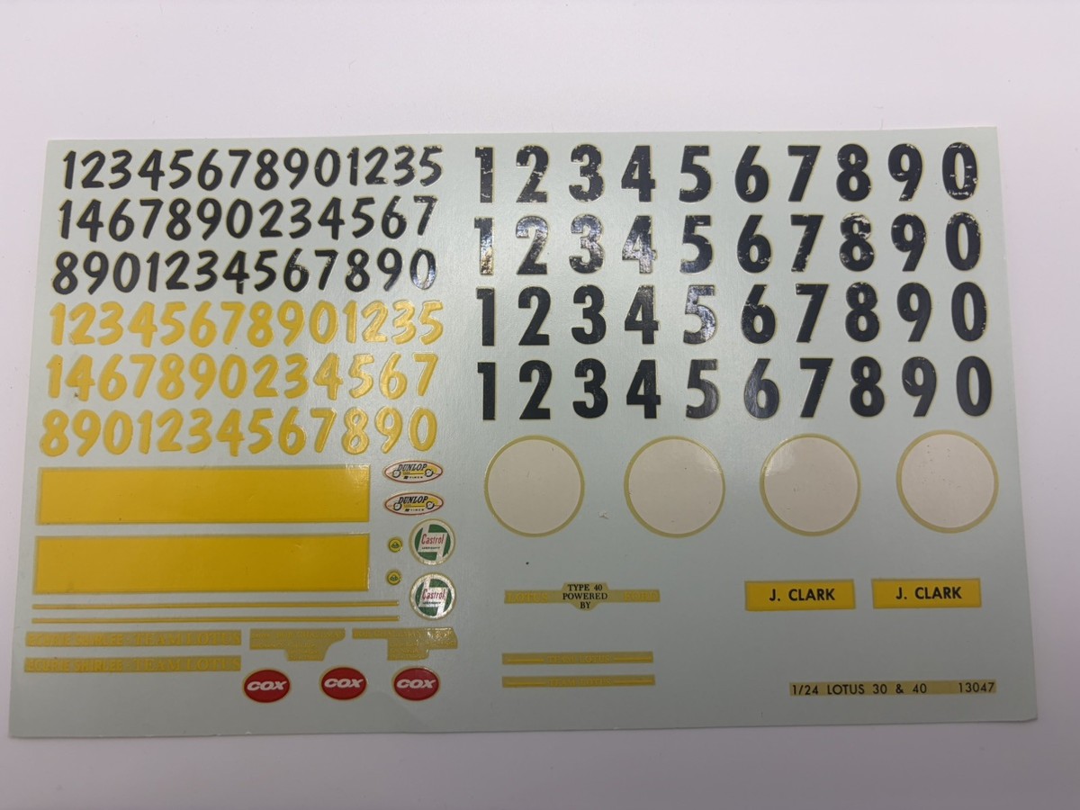 COX LOTUS 40 1/24 Scale Slot Car Racing Kit - ASSEMBLED | eBay