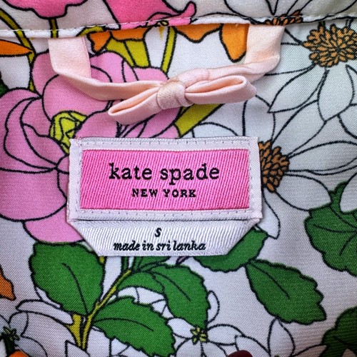 Conjunto de pijama estampado floral Kate Spade New York talla pequeña nuevo con etiquetas - Imagen 7 de 9