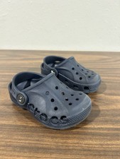 Crocs Baya Toddler Size 7 Navy Blue Slip On Clog Shoes Kids Boys Girls Youth