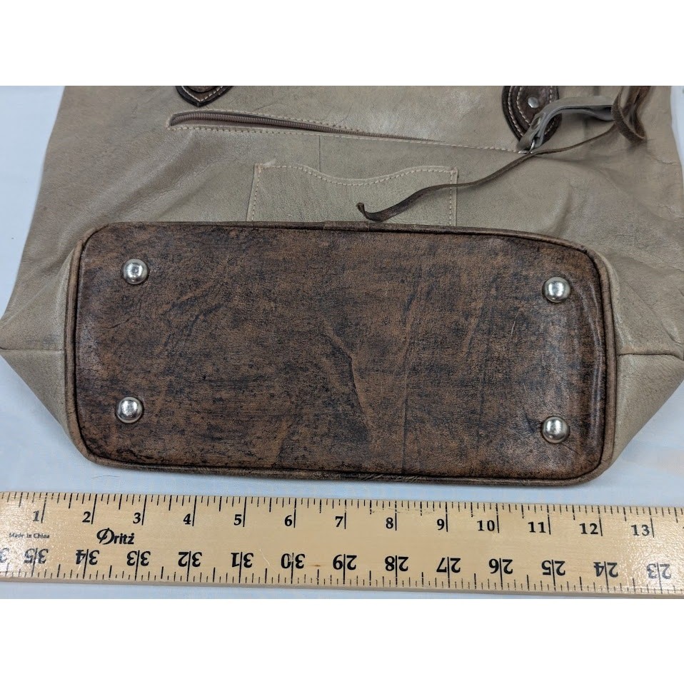 American West Hand Tooled Patterned Shoulder Bag … - image 6