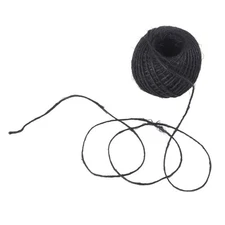 50m String  Rope for Crafts Scrapbooking Gardening - Black T8I47826