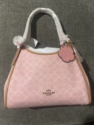 COACH Erin Shoulder Bag Signature Canvas Charms CEL13 Powder Pink NEW FAST SHIP!