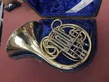 Rare Vintage  Alexander 103M Double French Horn,  original,  Yellow Brass 1950s?