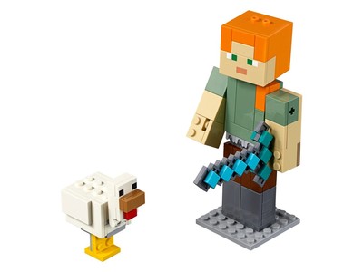 LEGO Minecraft 21149 - BigFig Alex mit Huhn und Diamant-Schwert | NEU & OVP