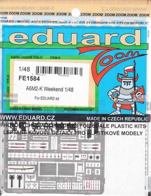 EDUFE1589 1:48 Eduard Color Zoom PE - MiG-21F-13 Fishbed Weekend (EDU kit)