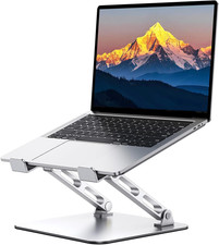 Laptop Stand for Desk Adjustable Height, Ergonomic Laptop Riser