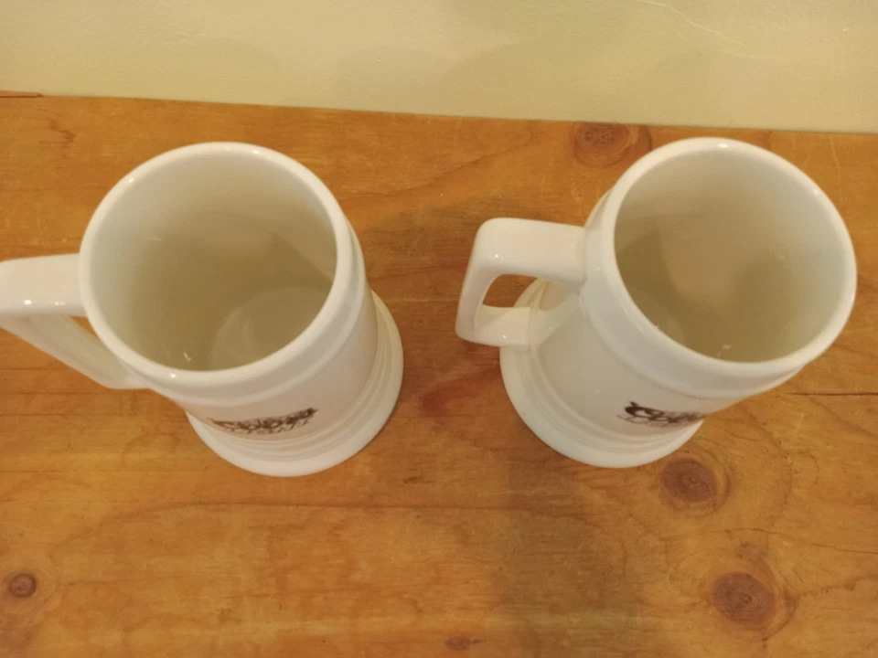 NBA Utah Jazz Coors Light Ivory Logo Ceramic Beer Stein LOT OF 2 NBA MANCAVE - Image 3 of 3