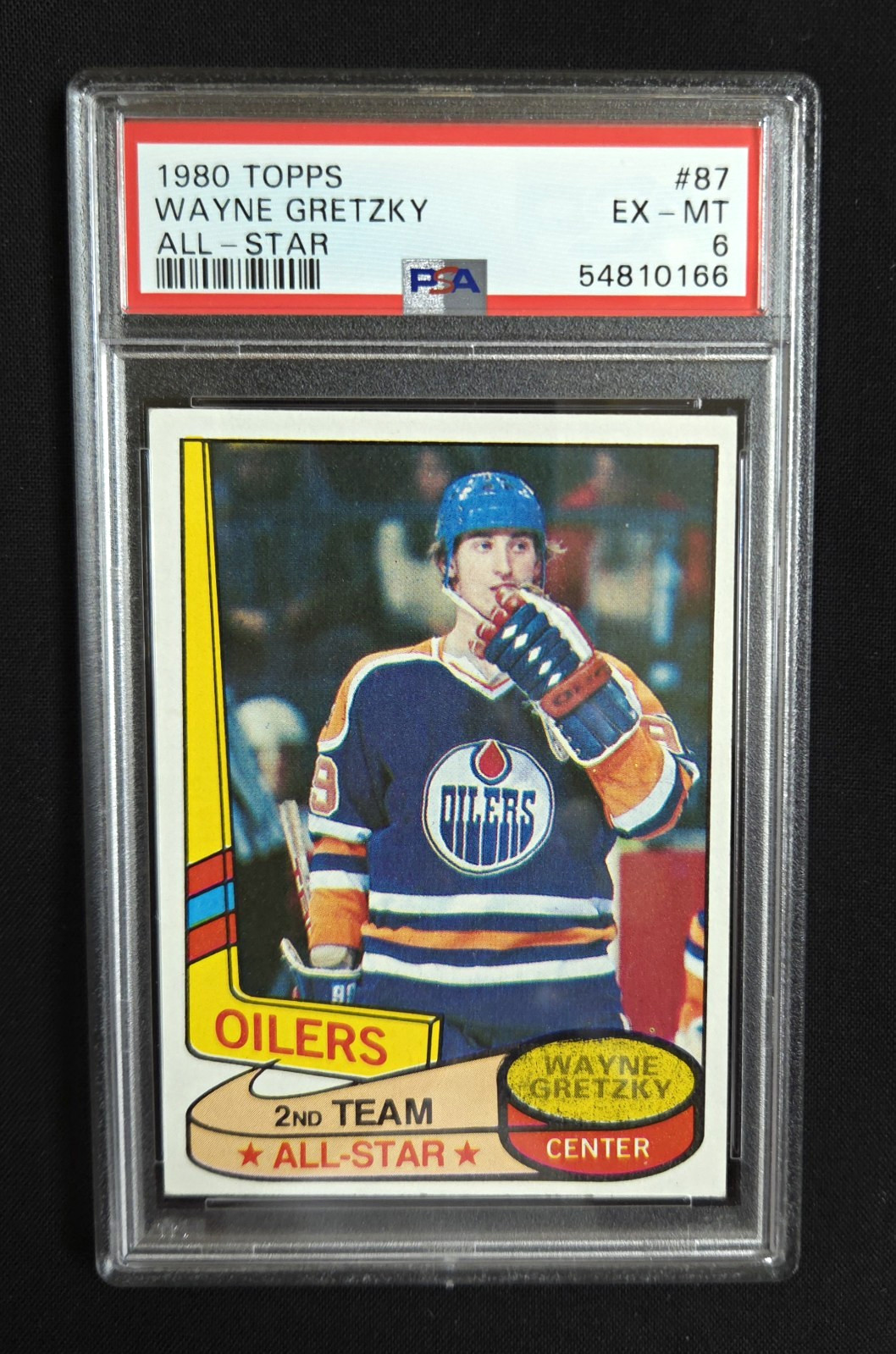 Topps 1980 Wayne Gretzky All-Star #87 Edmonton Oilers NHL PSA 6