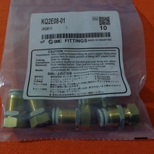 10pcs/1bag new SMC KQ2E08-01 pneumatic fittings *rr