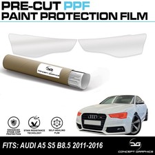 Headlights Stone Chip Guard Precut PPF Paint Protection Film For Audi A5 S5 B8.5